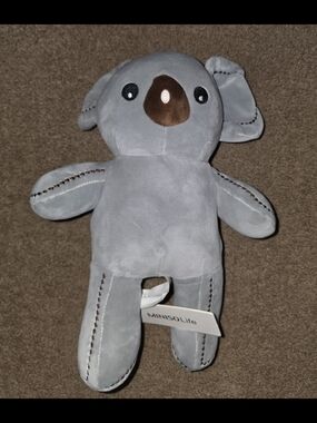 MINISOLife Plush Koala Toy - Light Gray Koala Stuffed Animal